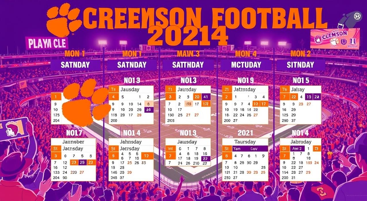 clemson football schedule 2024