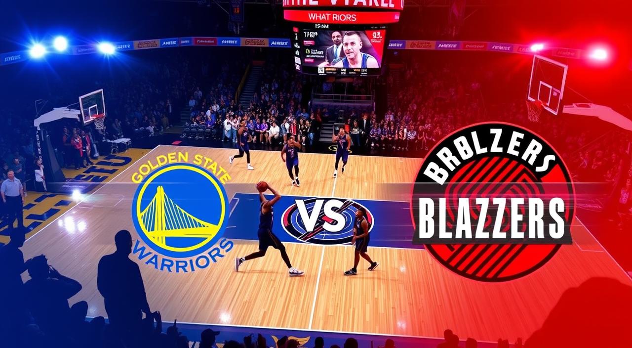 golden state warriors vs portland trail blazers match player stats