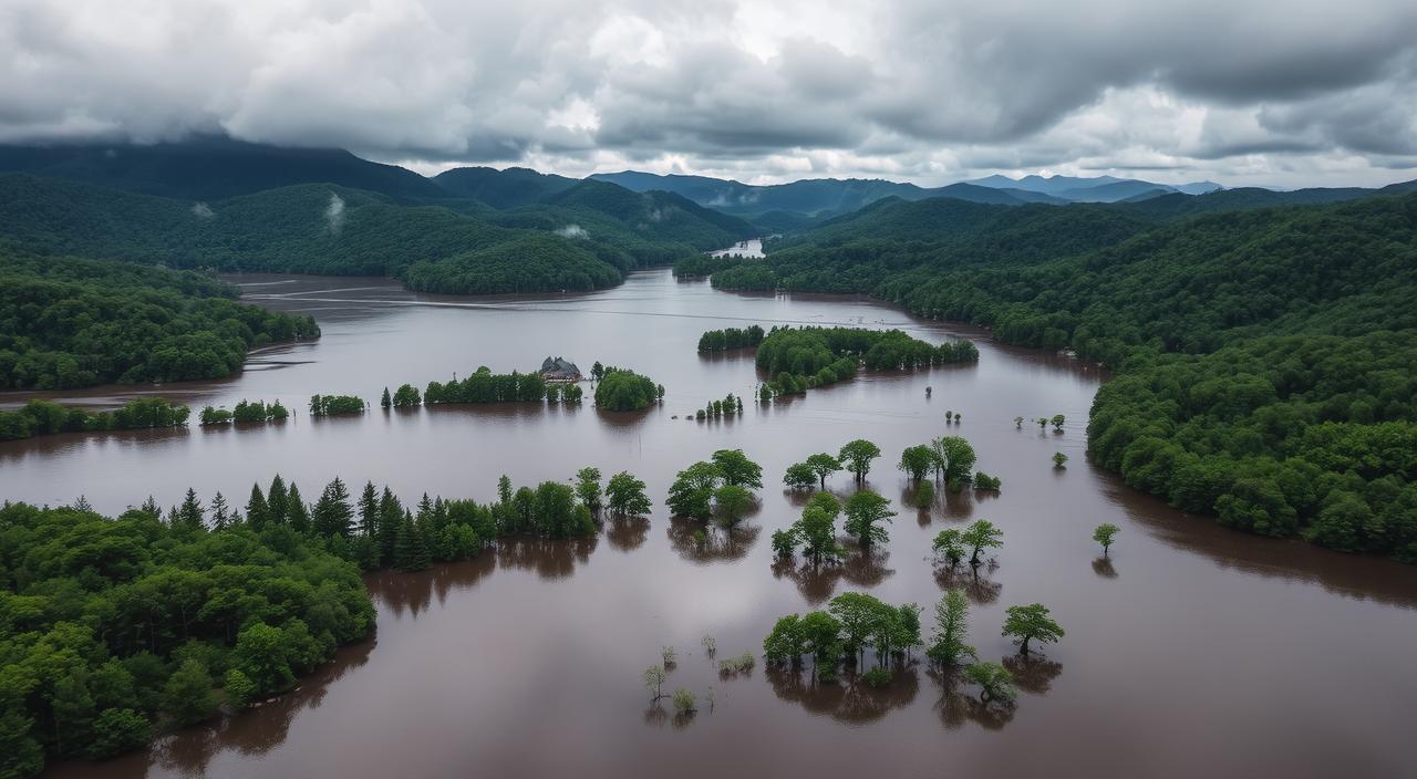 lake lure north carolina flooding