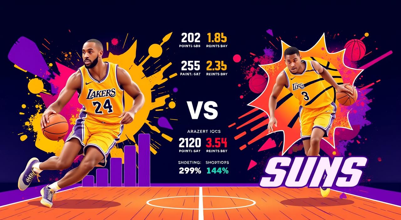 lakers vs phoenix suns match player stats