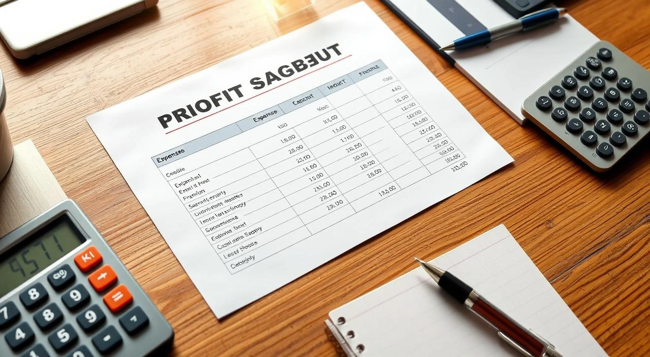 profit and loss statement for small business