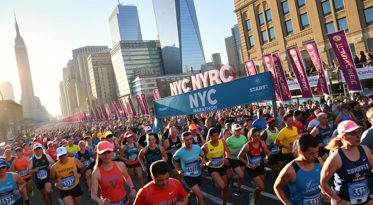 what time does the nyc marathon start 2024