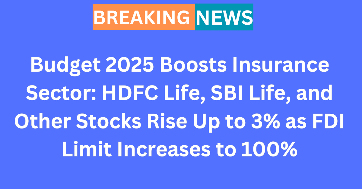 Budget 2025 Boosts Insurance Sector